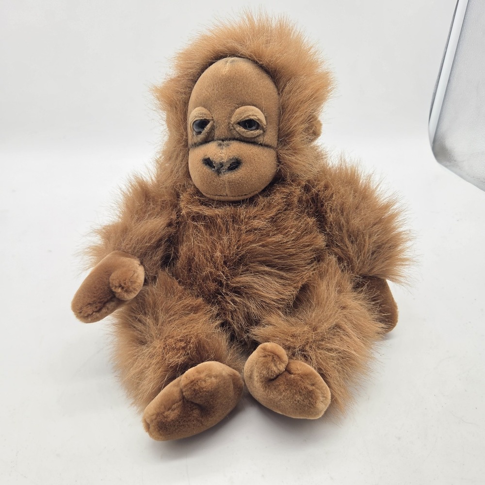 Vintage Russ Berrie & Co "Bongo" the Orangutan Monkey Plush Stuffed Animal 11.5"